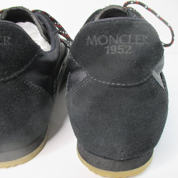 Moncler SEVENTY Low Top Black Sneakers Size41 Made In Italy - Picture 10 of 13
